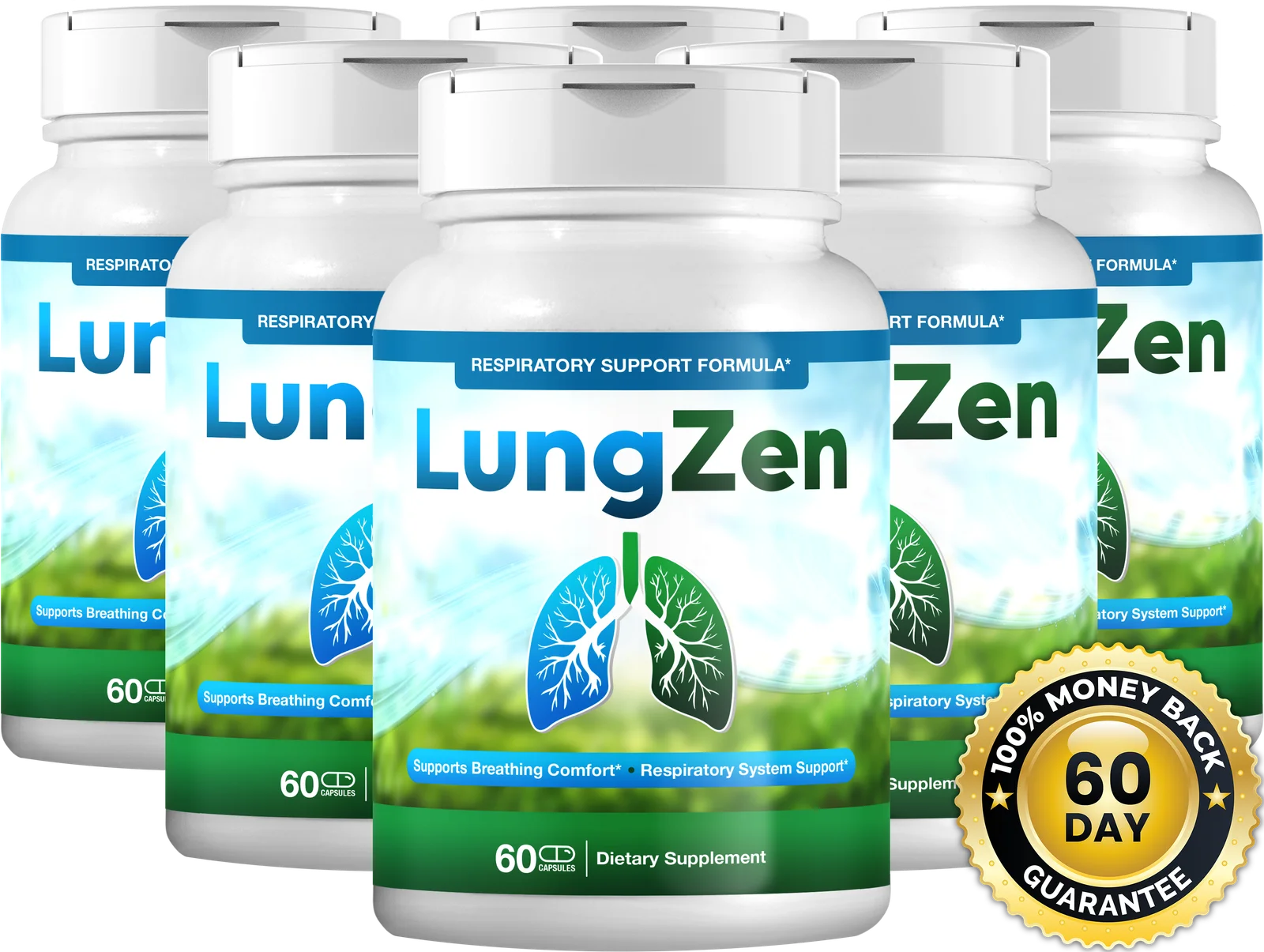 LungZen 6 bottle best value 180 days free shipping